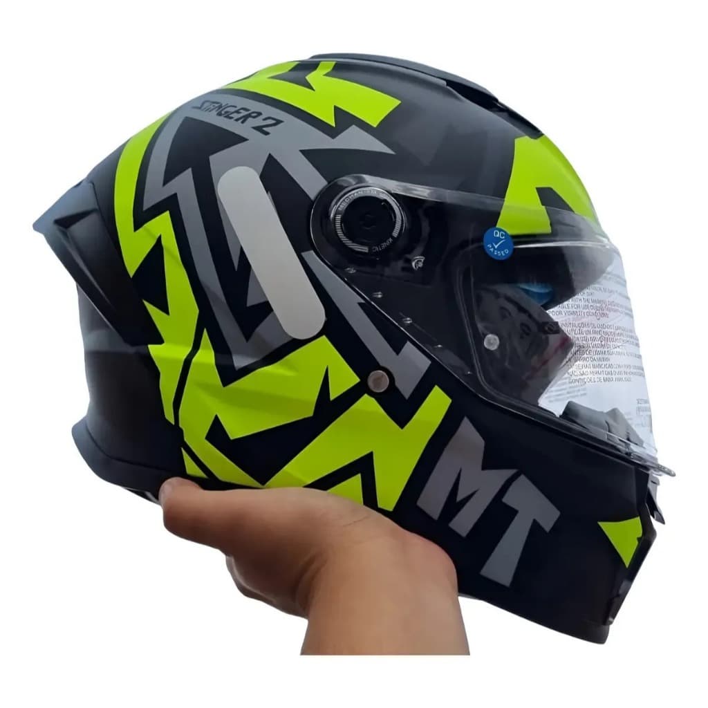 Capacete INTEGRAL Mt Stinger2 Meld B3 Amarelo Envio Imediato Novo