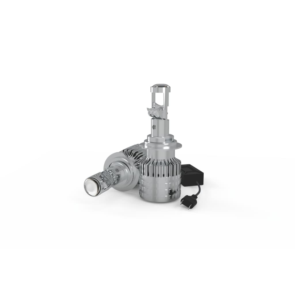Par Lampada Mega Led Com Projetor Horus H7 6000k TechOne Code 12v