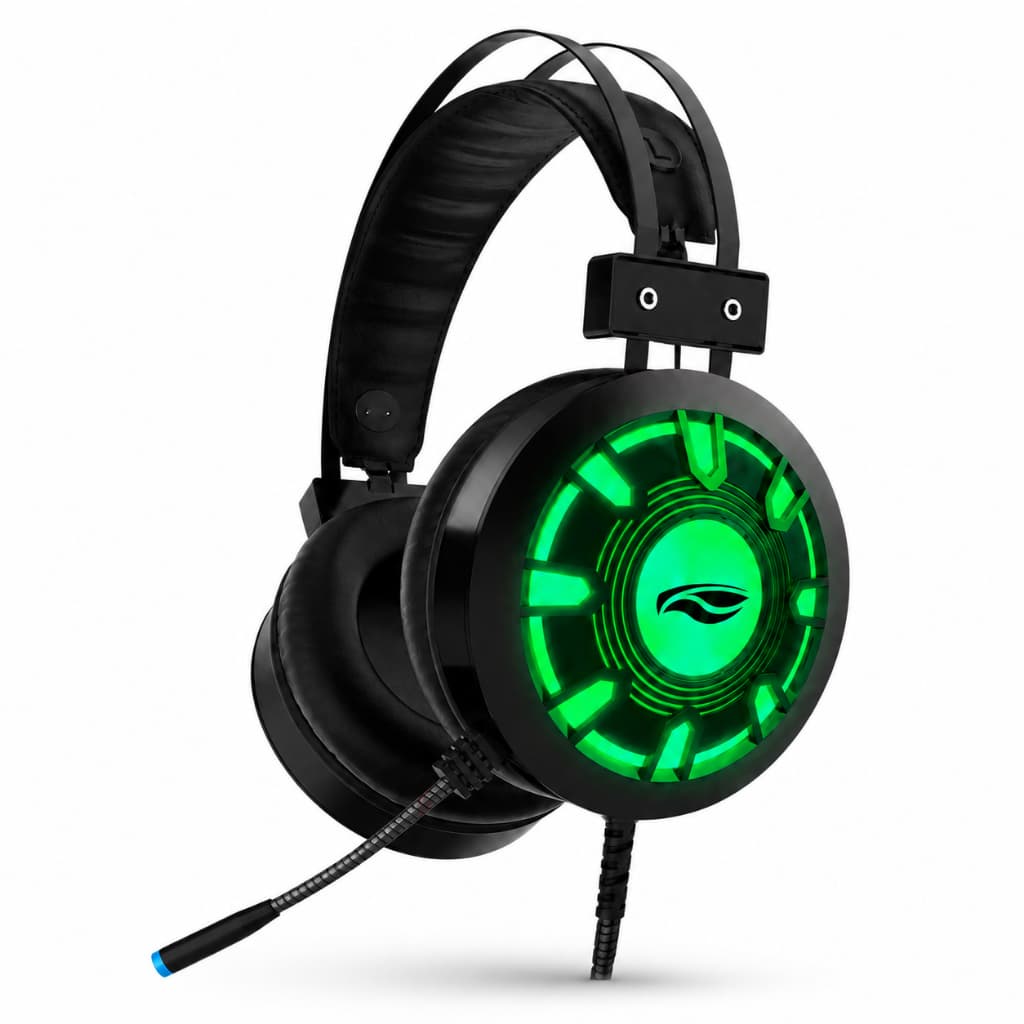 Fone Com Microfone C3 Tech Gamer Usb 7.1 Kestrel Ph-g720bk Cor Preto Cor Da Luz Rgb