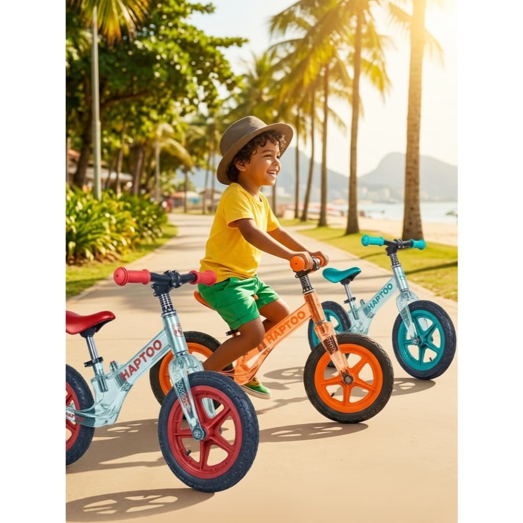 12 polegadas Bicicleta sem pedais: a primeira bicicleta para crianças de 2 a 5 anos,brilhar à noite