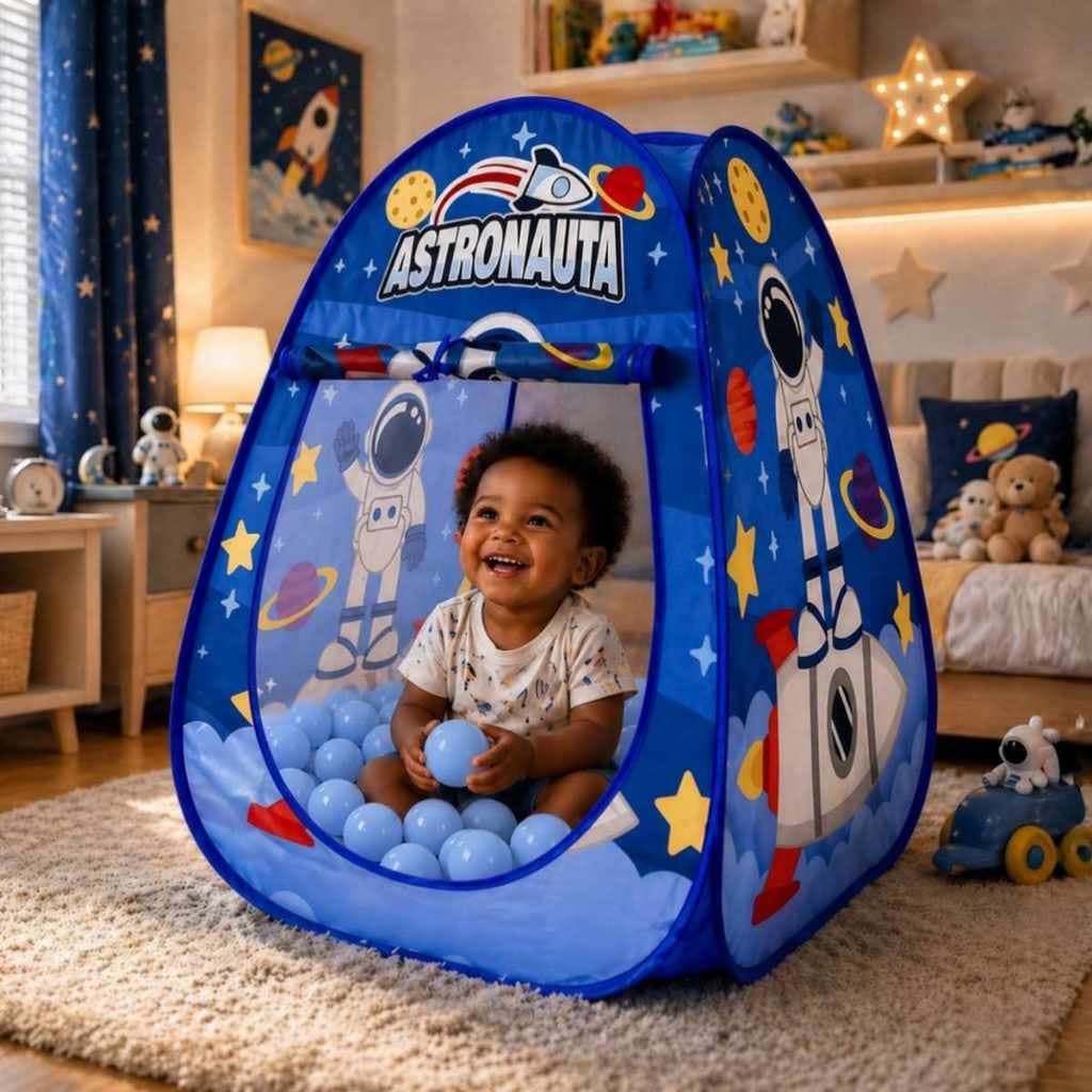 Toca Barraca Infantil com 25 Bolinhas Cor única Premium