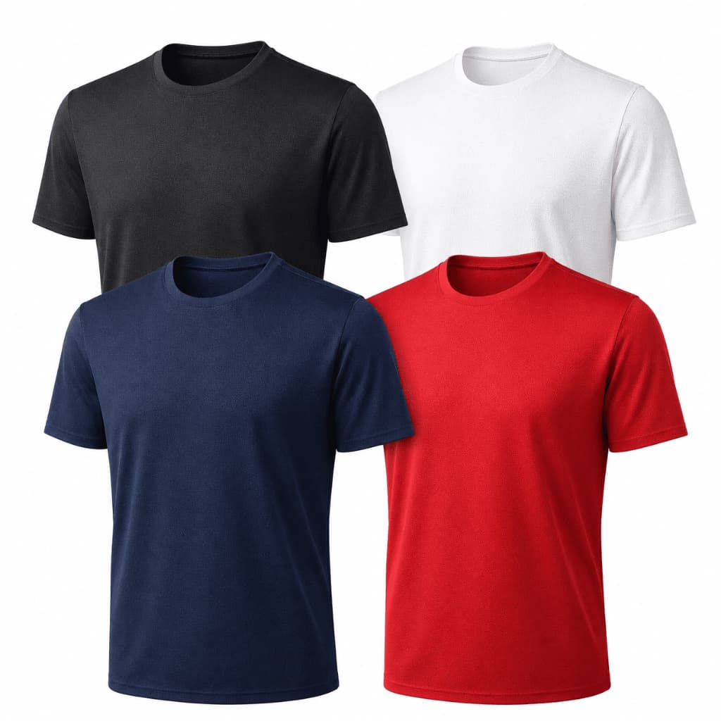 Kit 4 Camisetas Dry Fit Masculinas Premium