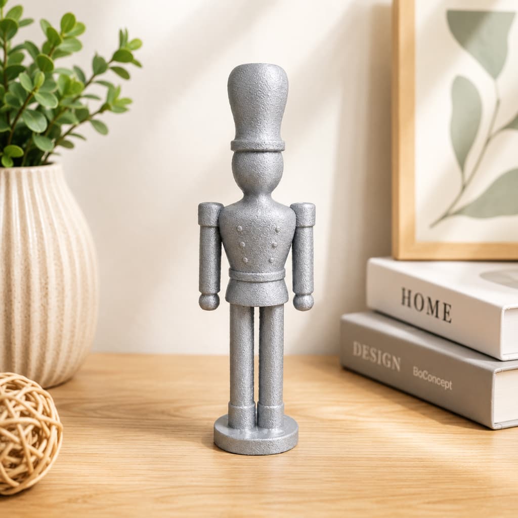 Quebra Nozes Decorativo Escultura Natal Enfeite Sala Quarto Mesa Estante Impressão 3D