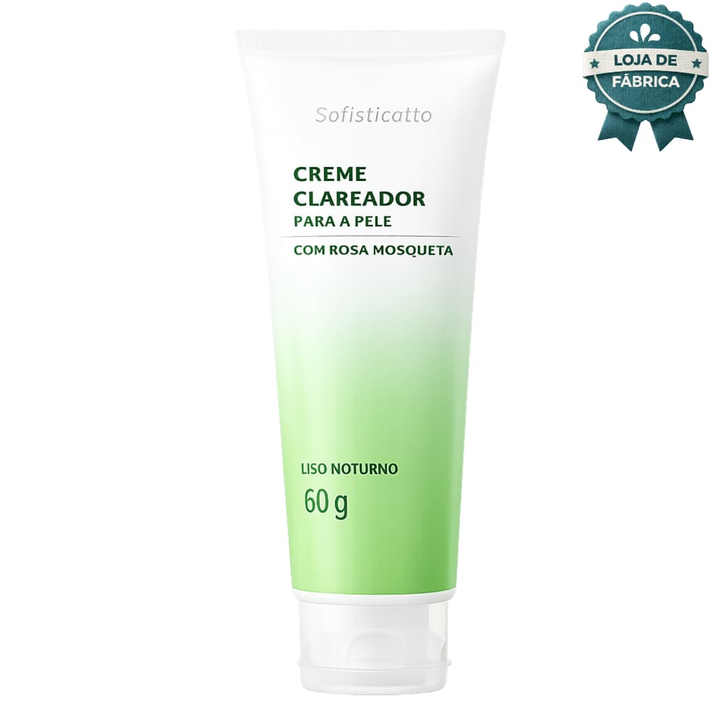 Creme Clareador de Virilha e Axila para a Pele com Rosa Mosqueta 60G Sofisticatto Cosm茅ticos