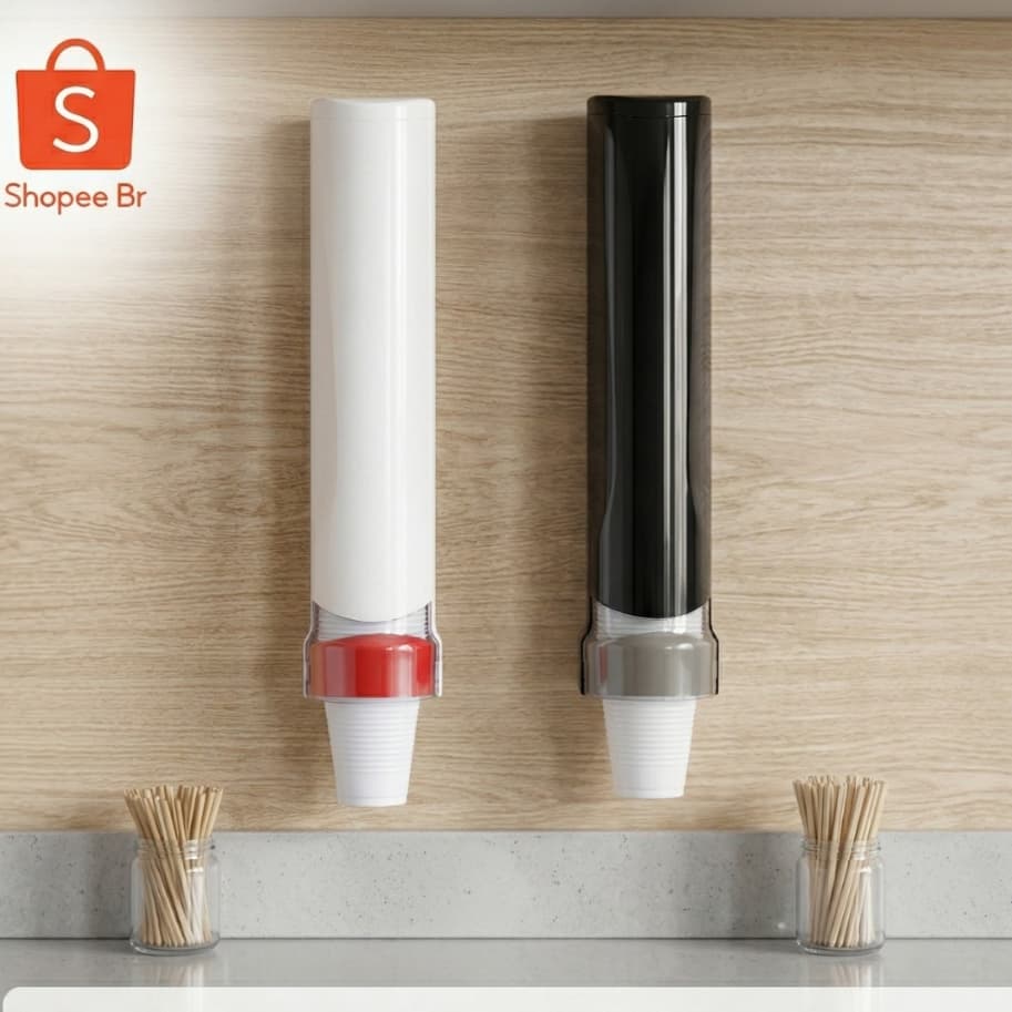 Dispenser Porta Copo Descartável Suporte de Copos Velox  Premisse