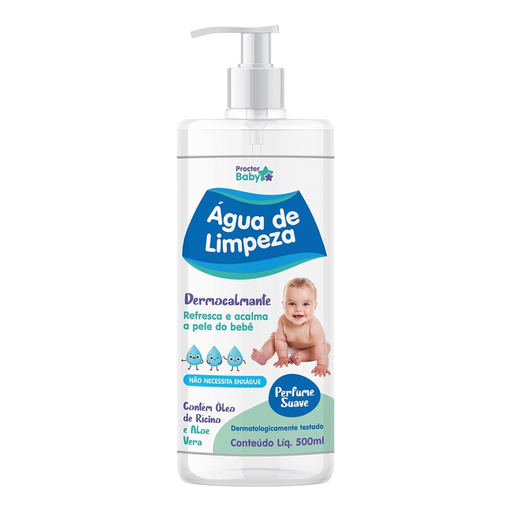 Água de Limpeza para Bebês - 500ml  - Procter Baby