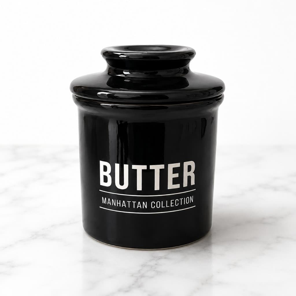 Manteigueira Francesa 240 ML em Cerâmica Linha Manhattan– Hauskraft Premium