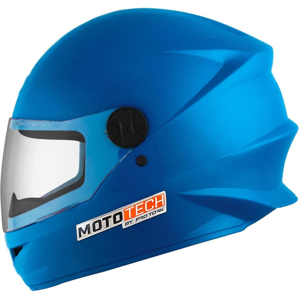 Capacete Pro Tork R8 Moto Tech Fosco n° 62 Sky Blue