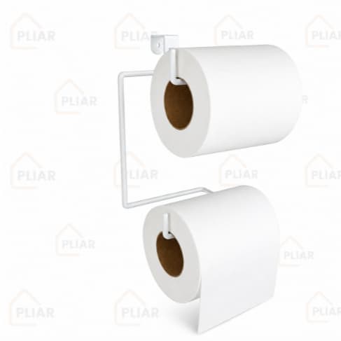 Suporte Porta Papel Higiênico Caixa Acoplada Duplo Acessório Banheiro lavabo Aço