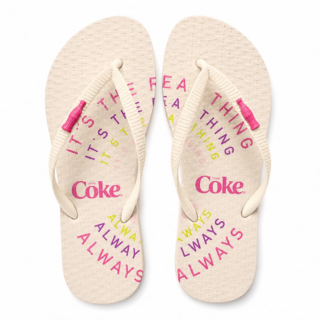 Chinelo Coca Cola Feminino It's Coke Cc4650