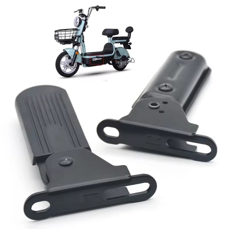 Pedal Dianteiro Para Ciclomotor Elétrico , Frontal Dobrável Scooter , Almofada De Suporte Perna