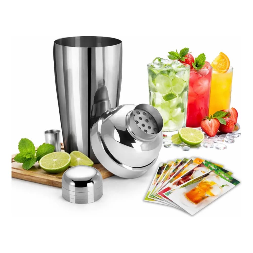 Coqueteleira Inox Iniciante Ou Profissional Para Drinks