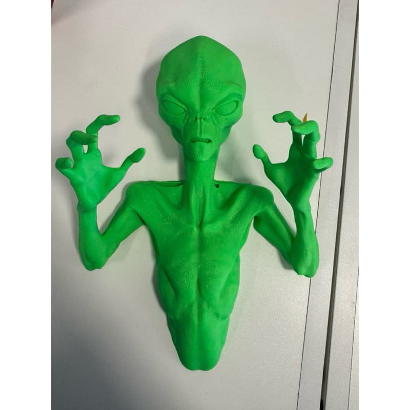Alienígena Decorativo de Parede 15 cm – Impressão 3D | Decoração Geek