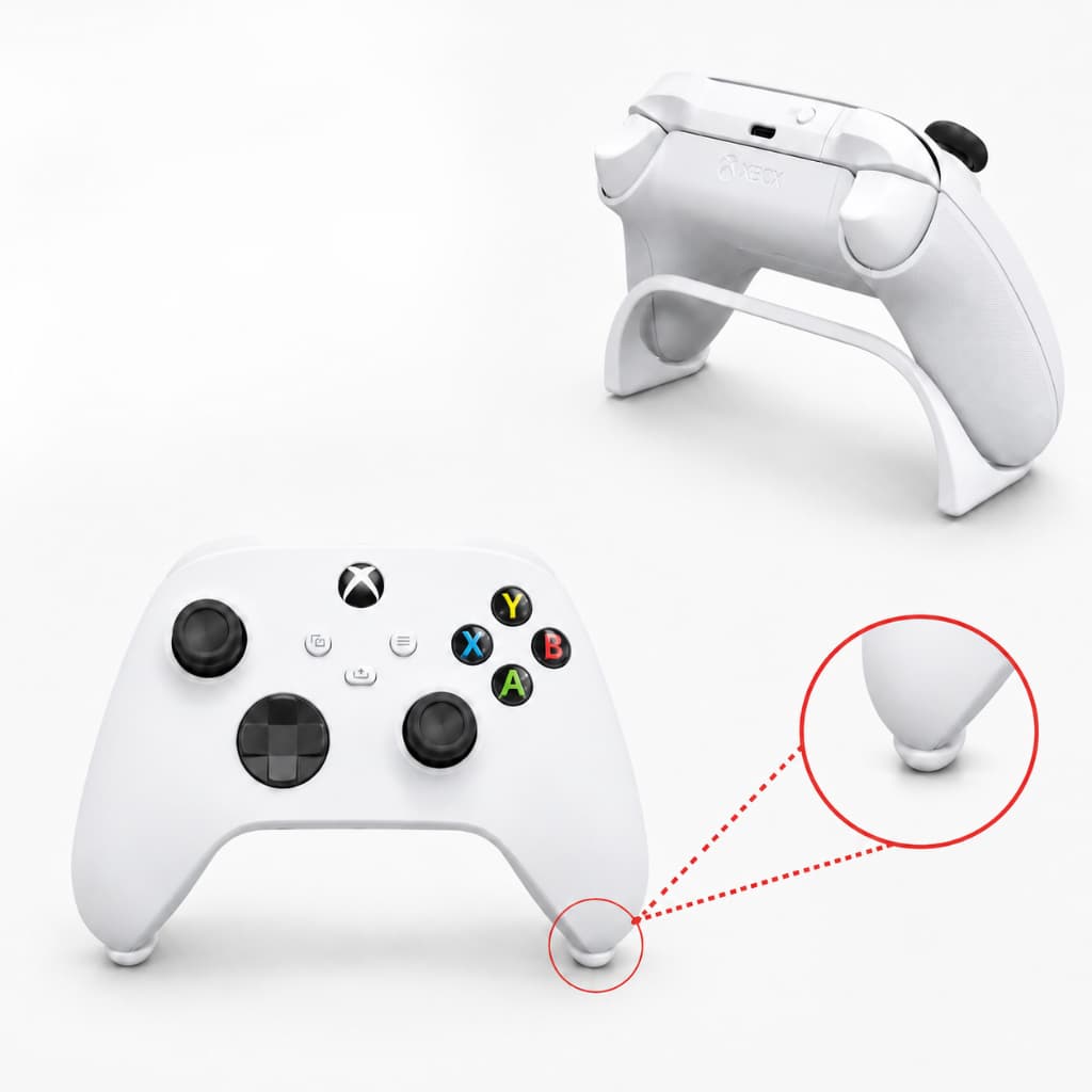 Suporte Para Controle Gamer Xbox PS5 PS4 3D Mesa Minimalista Invisível