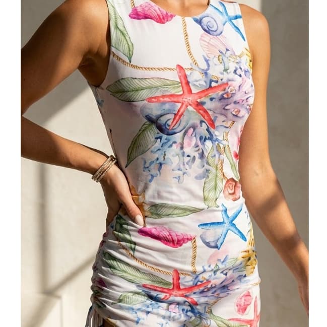 Vestido Curto Feminino De Renda Tule Transparente Corte Assimetrico Saida Tendencia Verão Moda Praia Clube Envio Rapido