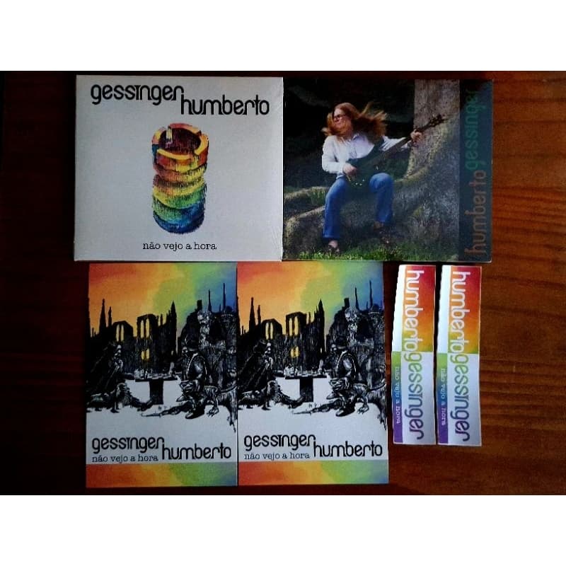 2 CD HUMBERTO GESSINGER + BRINDES INSULAR + NAO VEJO A HORA  LACRADOS ENGENHEIROS DO HAWAII