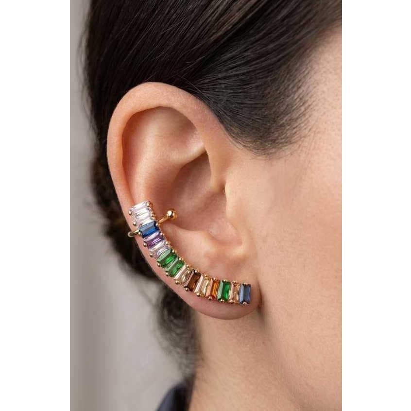 Brinco de Luxo Banhado á Ouro 18k/Òtimo para o Dia a Dia ou Ocasiões Especiais/Elegância para Todos Momentos