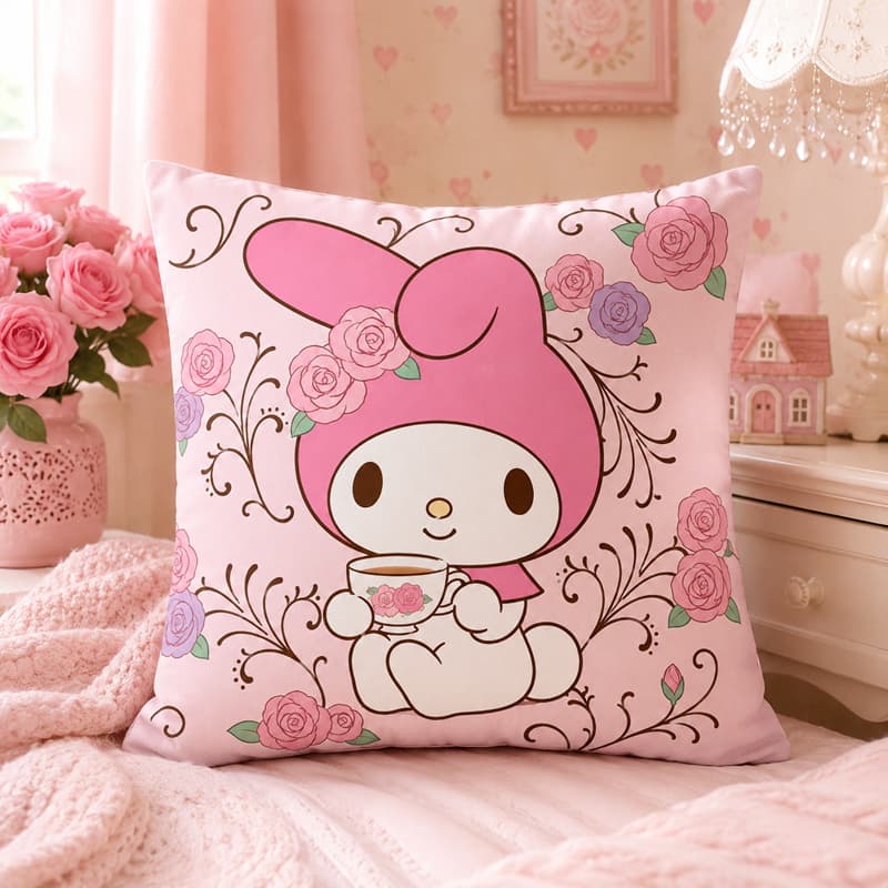 ALMOFADA COMPLETA MY MELODY  FOFA   - TAMANHO 30X30
