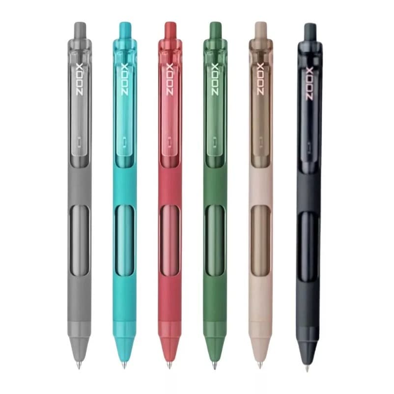 Caneta Esferográfica Rollergel Retrátil ZOOX F7 0,7mm - Cis TINTA PRETA