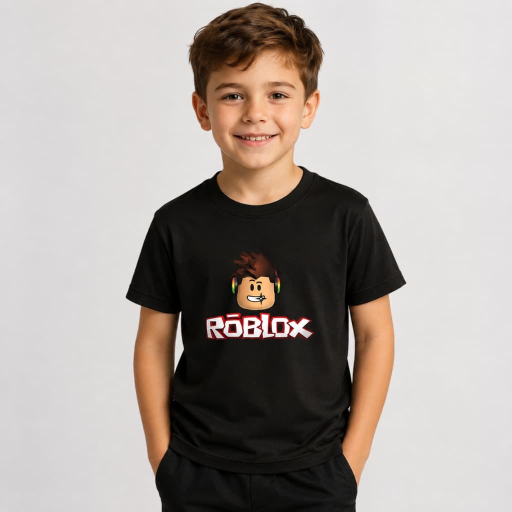 Camiseta Infantil Roblox Dry Fit Juvenil