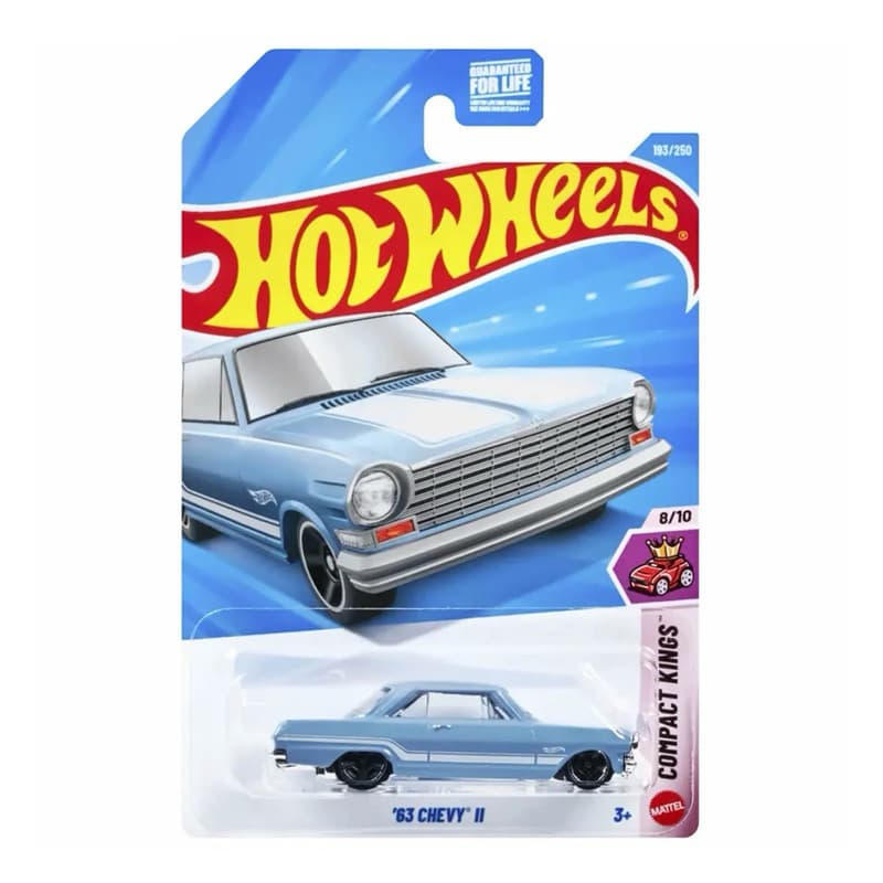 Carrinho Miniatura Hot Wheels '63 Chevy II Azul