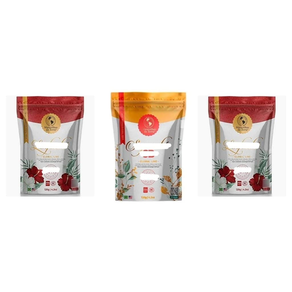 Kit 3 Chás Maravilhas da Terra 120gr - 2L1SB