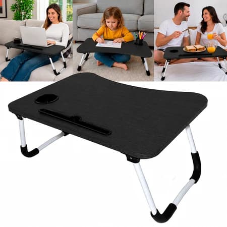 Mesa Apoio Dobrável Portátil Para Notebook Suporte Articulada Cama Estudo Laptop Refeição Home Office