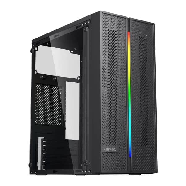 Gabinete Gamer Mid-tower Rainbow Lateral Acrilico