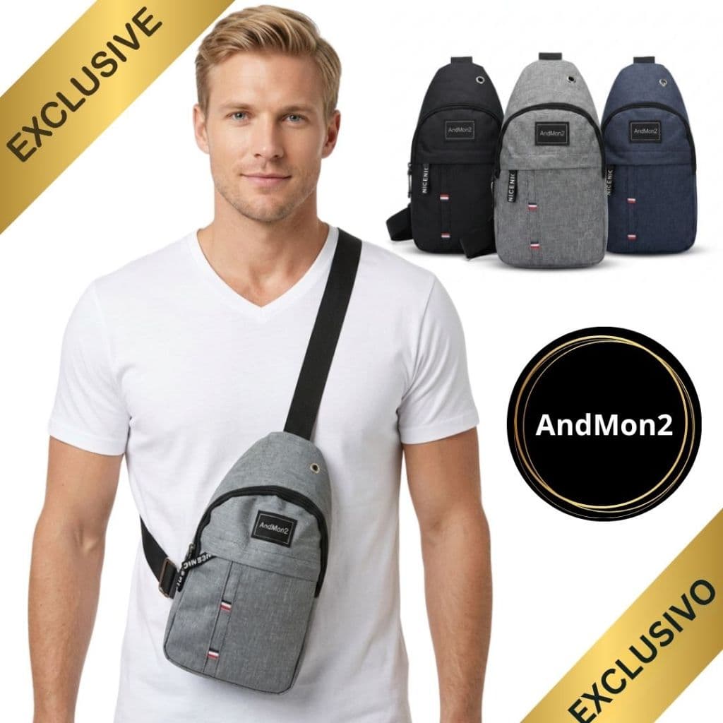 Bolsa Shoulder Bag Unissex De Peito Transversal Tiracolo Pochete Impermeável Masculina Feminina