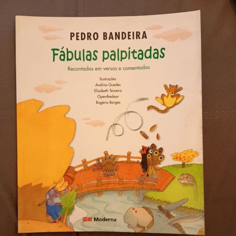 Livro Fábulas Palpitadas - Pedro Bandeira - Editora Moderna (Usado)
