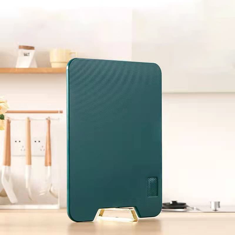 Tábua De Corte Antibacteriana À Prova De Mofo 35cm Com Suporte Em Pé Para Cozinha
