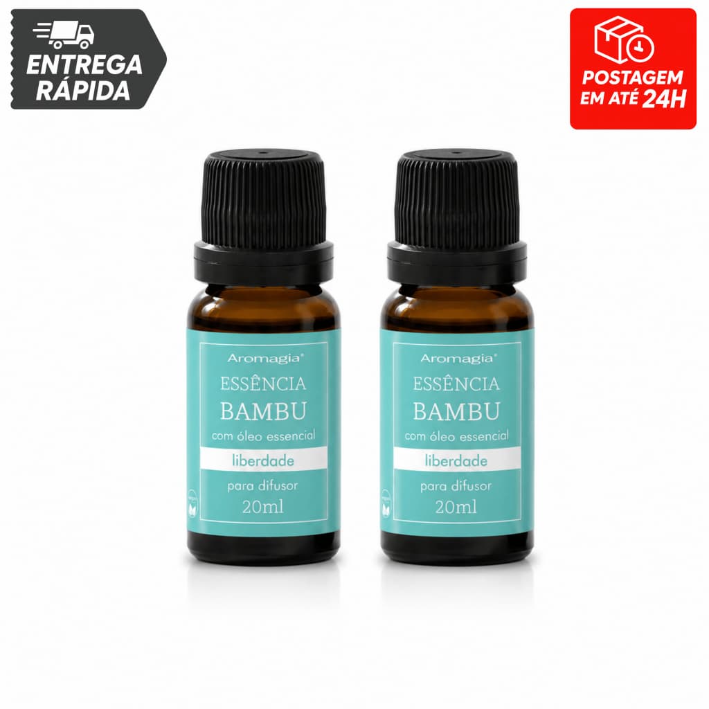 Essência Aromagia Bambu 20ml kit com 2 unid. WNF