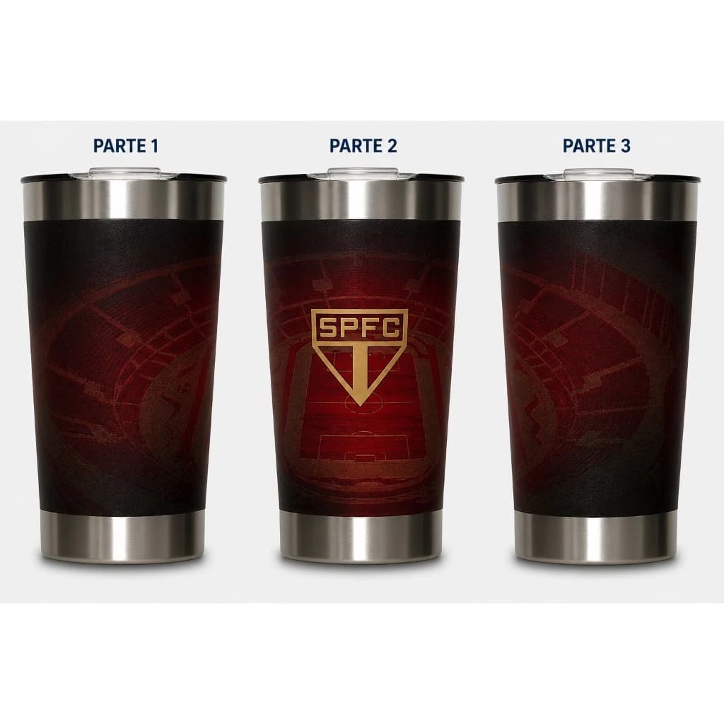 Copo Térmico 473ml em Inox Parede Dupla com Tampa Resistente para Café Chá Água Suco e Outras Bebidas