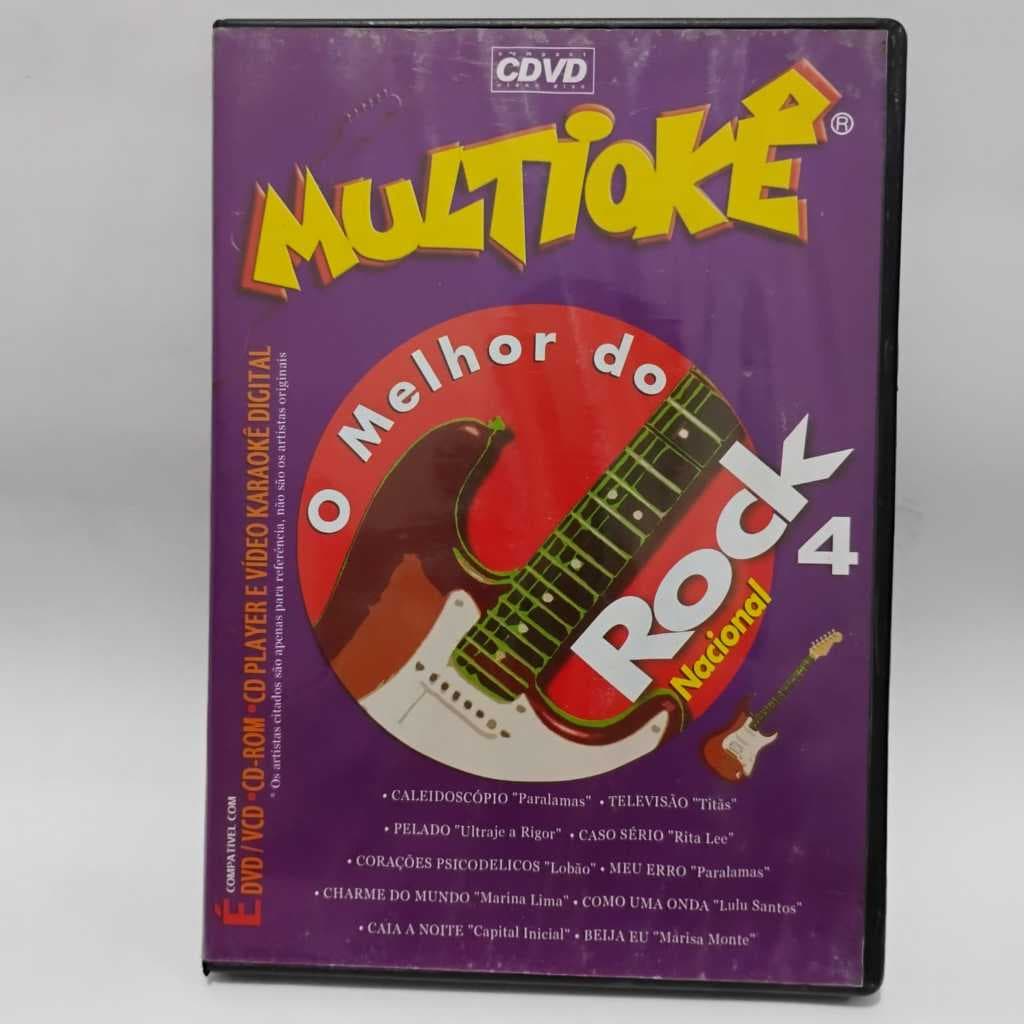DVD MULTIOKÊ - O MELHOR DO ROCK NACIONAL VOL. 4