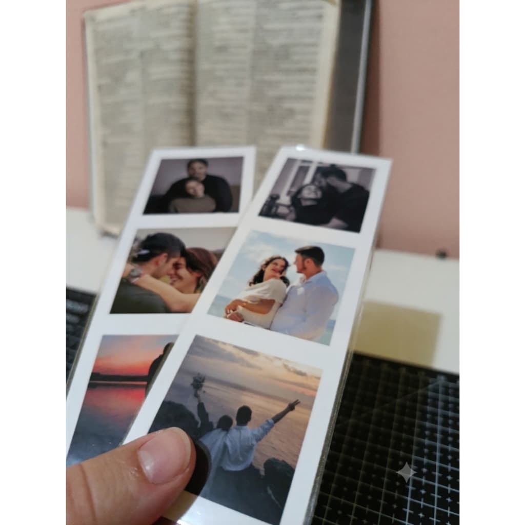 Tira Foto Polaroid Estilo Cabine com Imã | Presente Criativo