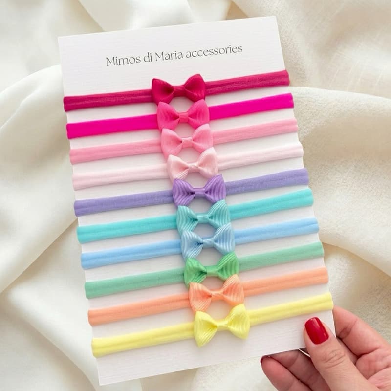 Kit Faixinhas RN | Lacinhos para bebê. 0-24 meses | maternidade menina | enxoval de menina | tiara de cabelo bebe