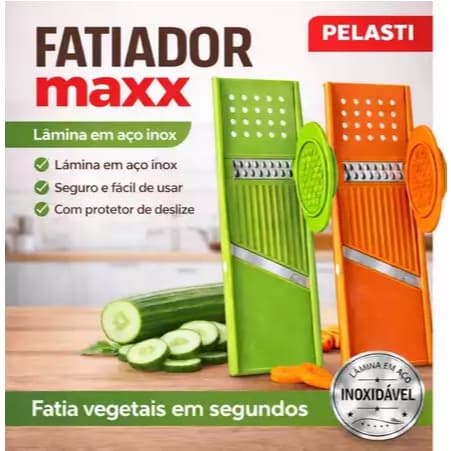 Ralador, Fatiador de legumes Maxx - Pelasti