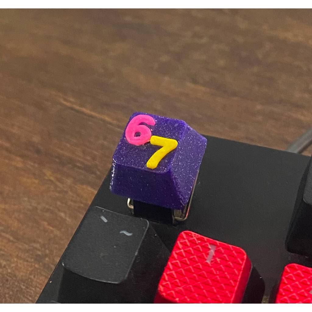 Keycap Roblox 67 Cherry MX Teclado Mecânico Gamer Geek