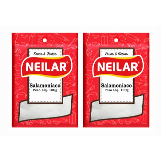 Bicarbonato De Amônio (sal Amoníaco) 200g Neilar