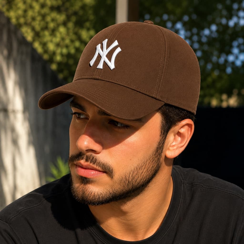 Boné Aba Curva Fitão Masculino Feminino  Estilo Urbano Ajustável  Unissex Casual Streetwear Estiloso Confortável Esporte