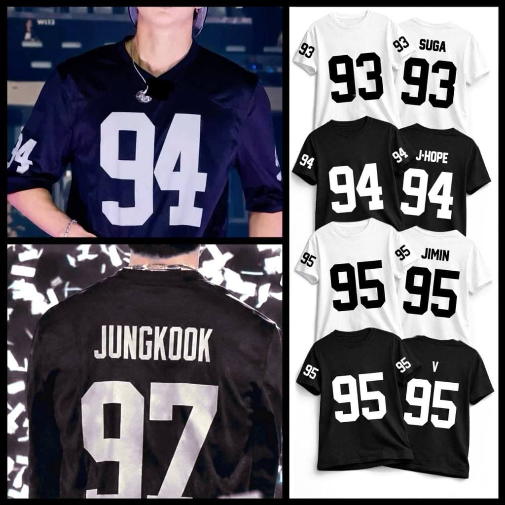 Camiseta Preta Jersey Arirang Tour K-pop Unissex Algodão Premium Estampa DTF Manga