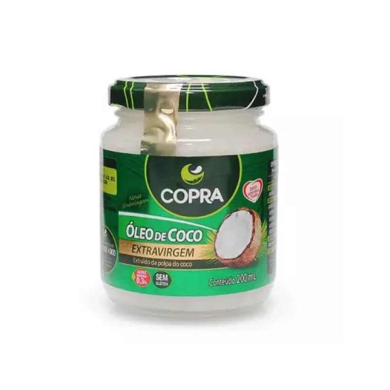 Óleo de Coco Extra Virgem Copra Stand Pouch 100ml - Vegano e Sem Glúten