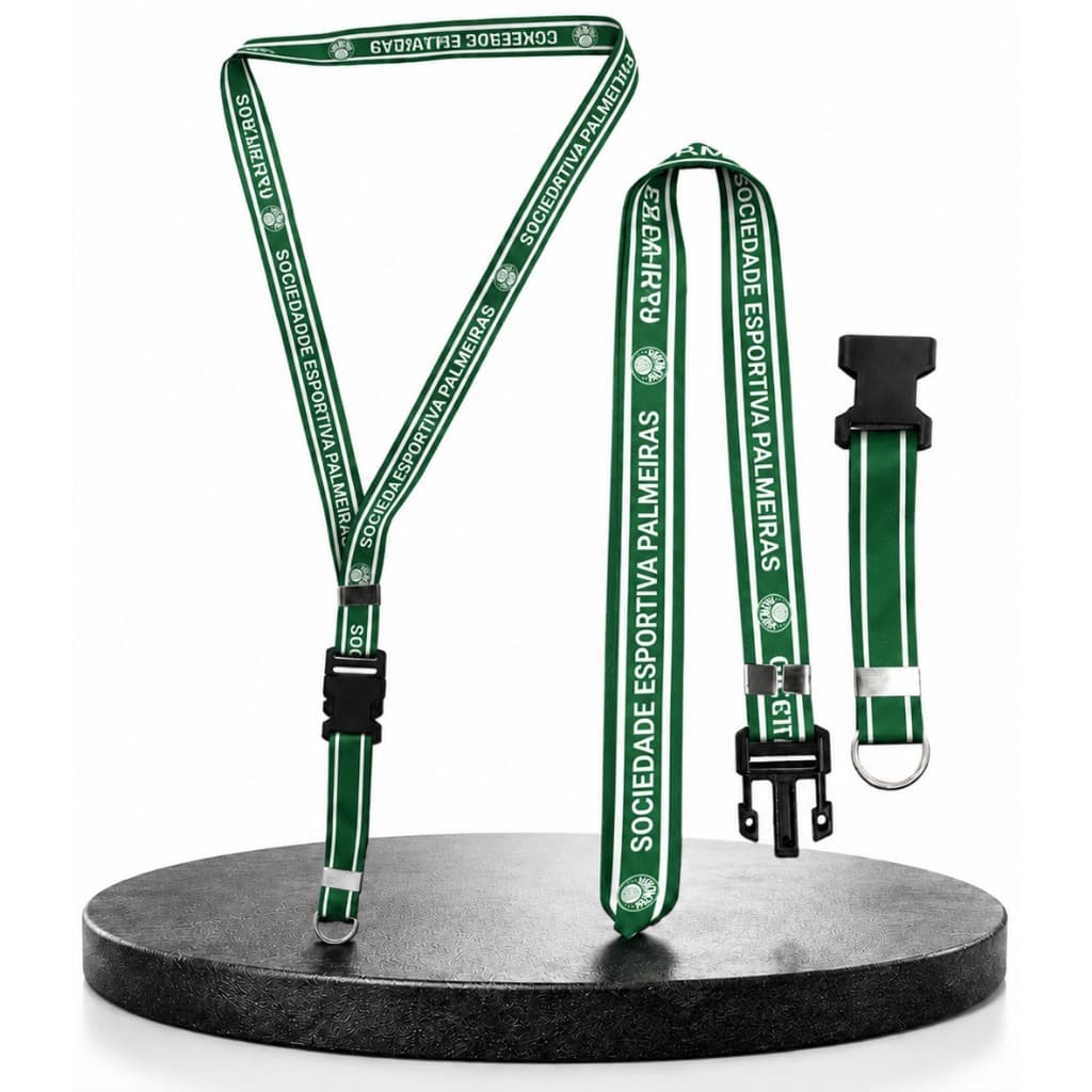 Chaveiro Cordão Palmeiras Oficial Celular Moto Pescoço