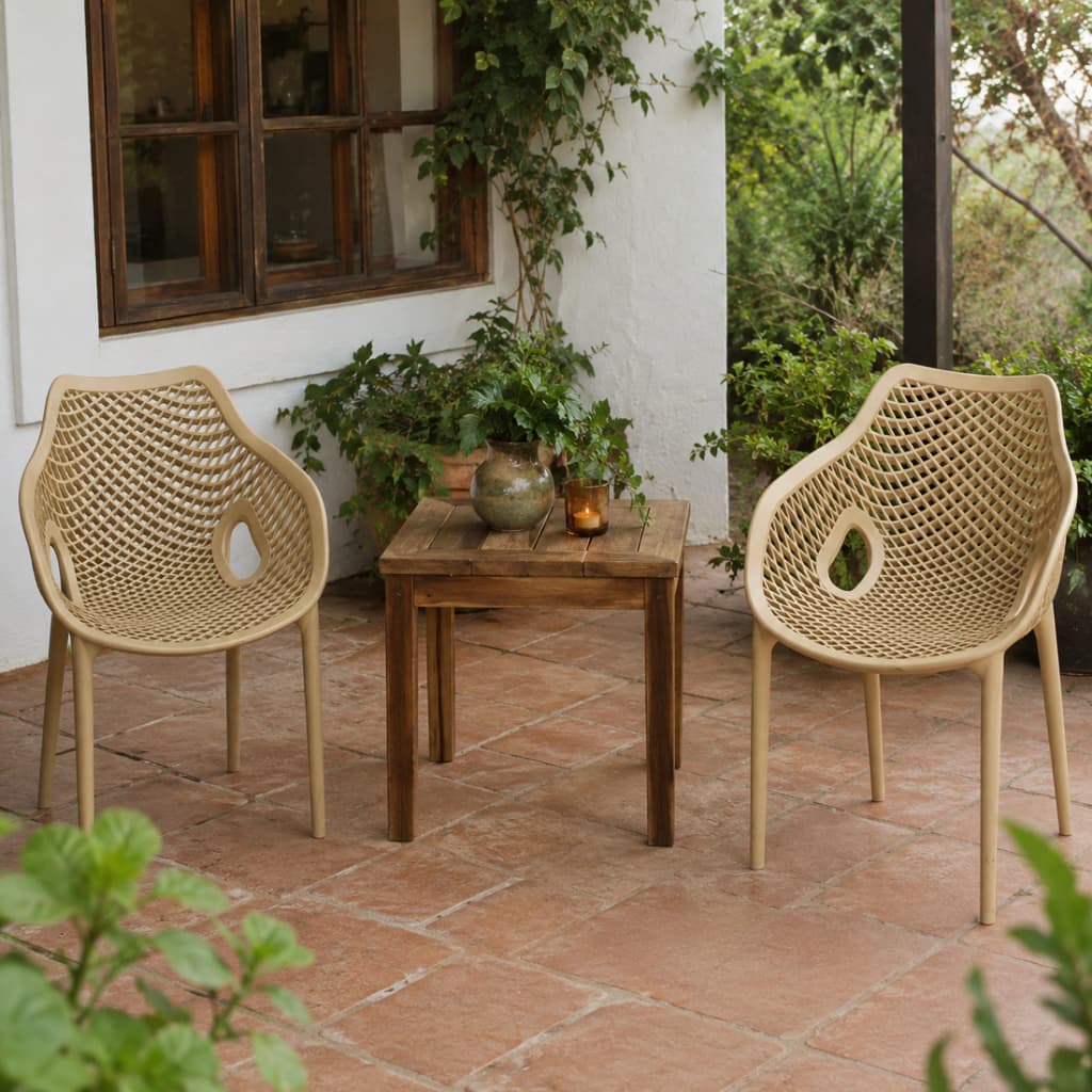 Combo 1, 2 ou 4 Cadeiras Poltrona Suits — Visual Ecológico Sofisticado para Casa e Comércio
