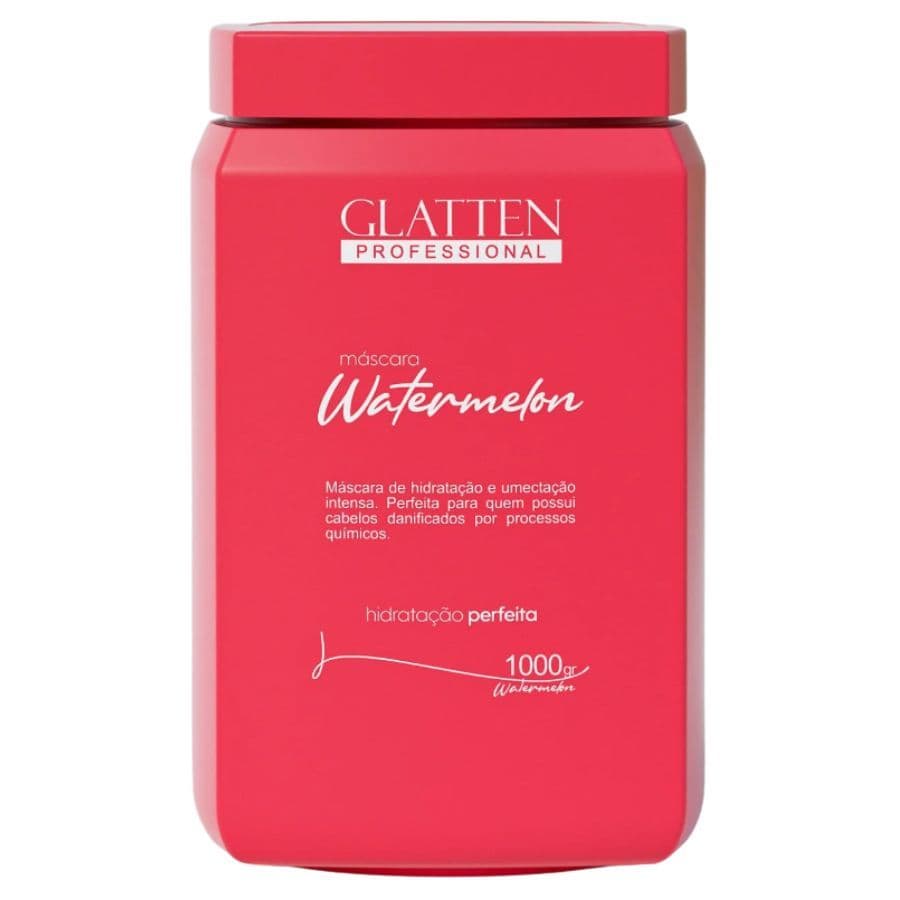 Máscara Capilar Glatten Professional Watermelon 1kg – Hidratação Intensa e Umectação