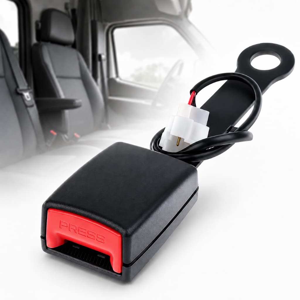Fecho Cinto Segurança Com Chicote E Sensor Mz2032s Mz2008ef