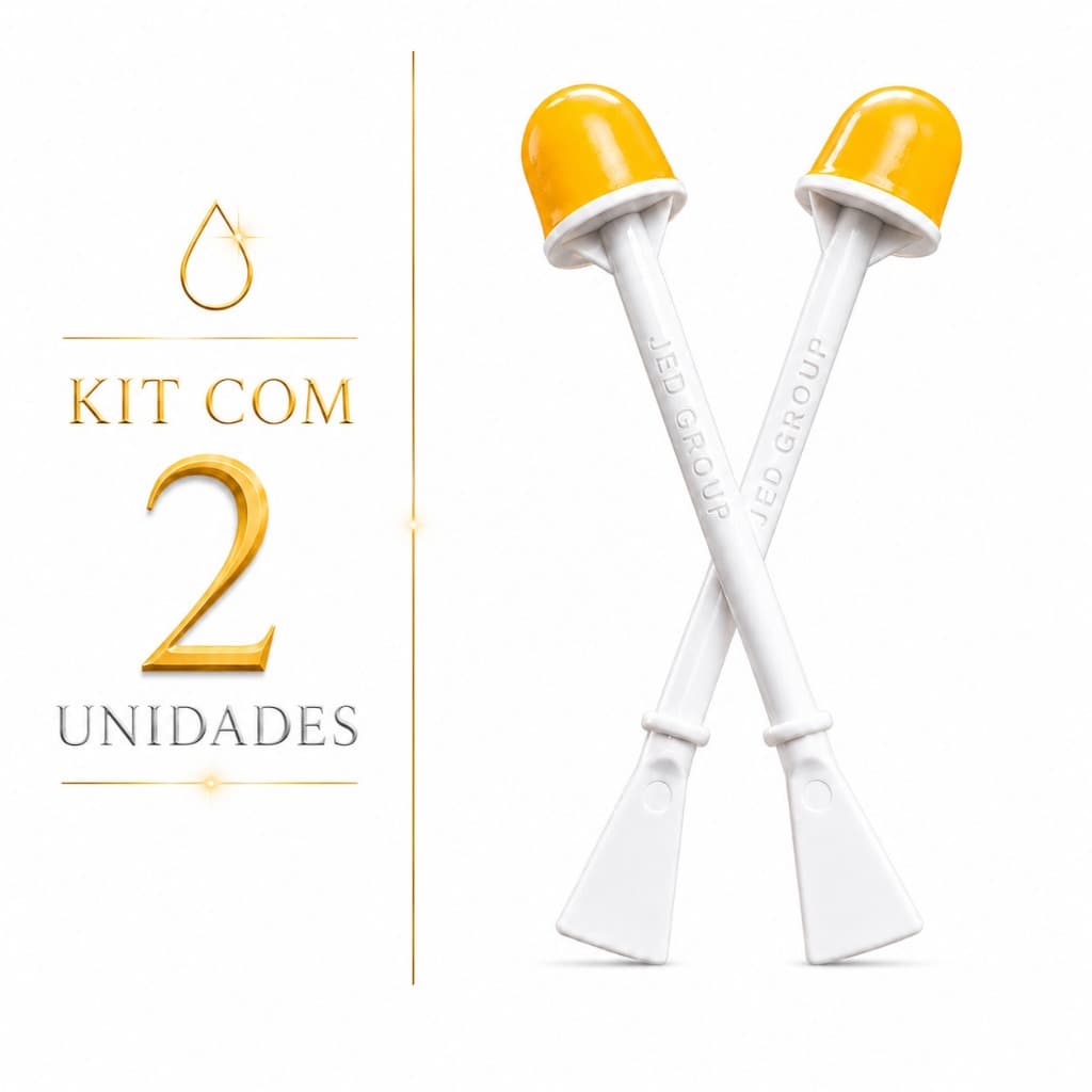 Kit 2 Palitos Com Cera Para Depilação de Nariz E Orelha Cera Premium Aquecimento Fácil Pronto Uso - Envio Hoje