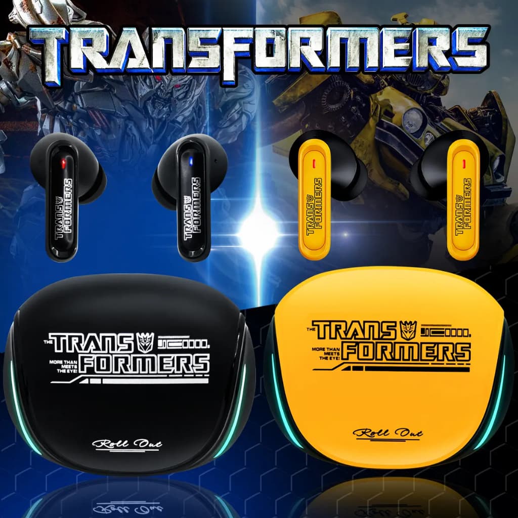 Fone Bluetooth Transformers TF-T10 PRO Gamer Bluetooth 6.0 Baixa Latência Som HiFi Bateria Longa
