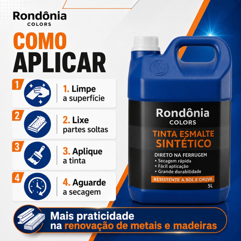 Tinta Esmalte Sintético Grafite Escuro 5L Portão Grade Janela Alta Durabilidade Antiferrugem