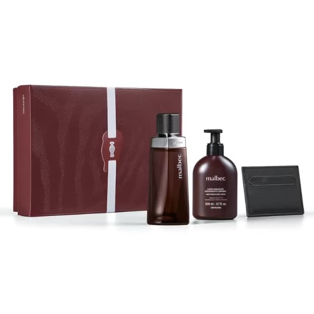KIT PRESENTE MALBEC TRADICIONAL 3 ITENS ORIGINAL LACRADO E DENTRO DA VALIDADE